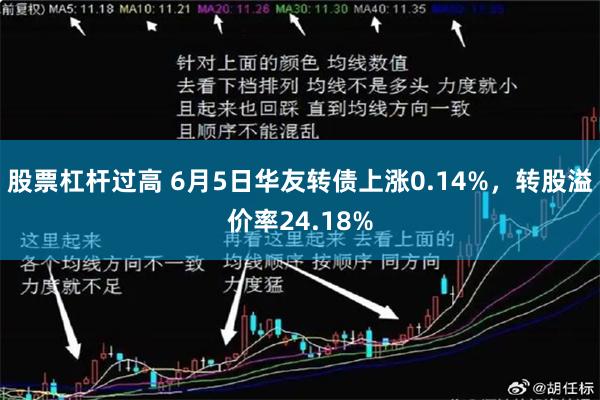 股票杠杆过高 6月5日华友转债上涨0.14%，转股溢价率24.18%